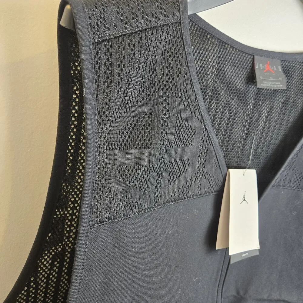 Jordan Essentials Black Men’s Utility Vest Sz XL NWT MSP $140 GORPCORE MOTO HIKE